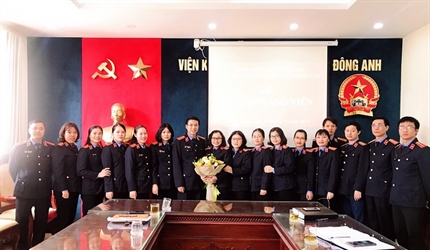 Chi bộ Viện KSND các huyện Đông Anh, Thanh Trì tổ chức Lễ kết nạp Đảng...